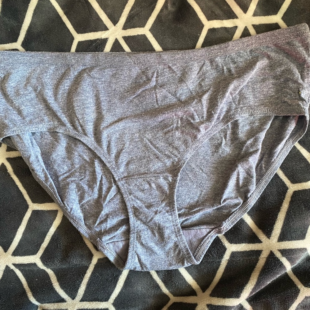 Gray cotton underwear
